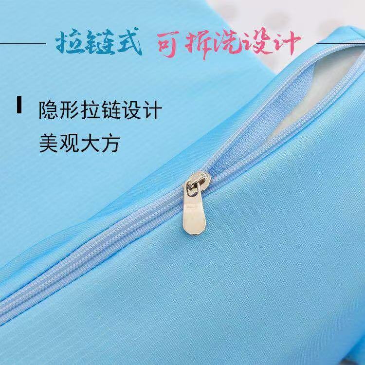 Nap Pillows Cooling Ice-Silk Memory Foam Nap Pillow