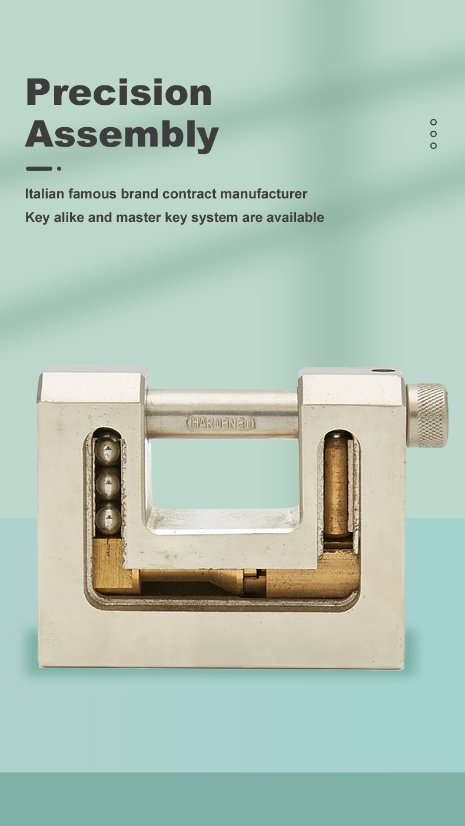 Steel Padlock DB21-D Type Rectangular Steel Padlock