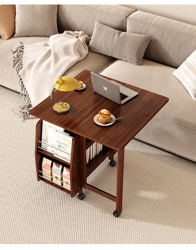 Bamboo Products – Folding Table Foldable Mobile Side Table