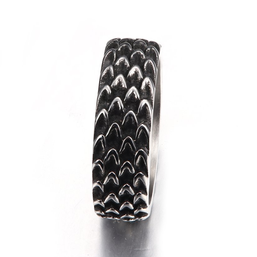 Rings Dragon Scale Stainless Steel Ring