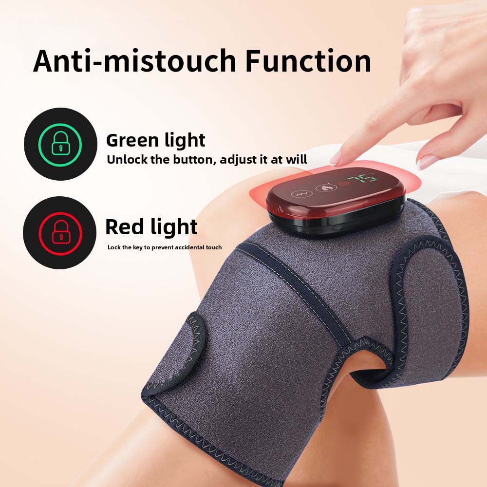Knee Massager Cordless Rechargeable Heating Knee Warmers Wrap for Shoulder Elbow Knee Stress Relief