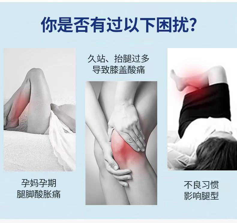Knee Pillows Ergonomic Memory Foam Side-Sleeping Knee Pillow