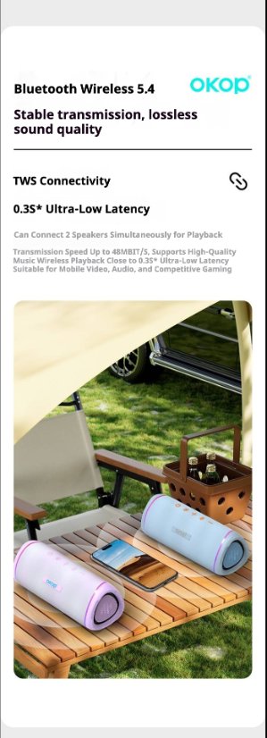 Portable Outdoor Bluetooth Speaker KP-842 Wireless Bluetooth Speaker