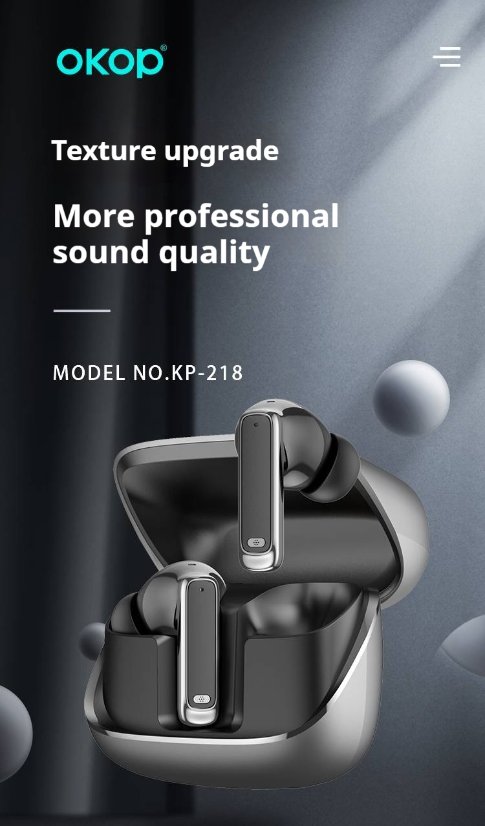 TWS Earbuds KP-218 Wireless in-ear Bluetooth earbuds