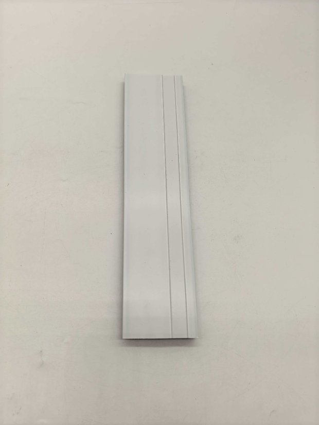 skirting PS Double Vertical Groove Double Interlock Wall Panel, Simple White Splicing Wall Slat