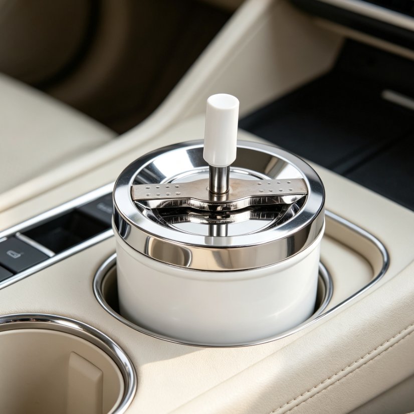 Ashtrays Rot‑ashtray operated by finger pressing and twisting