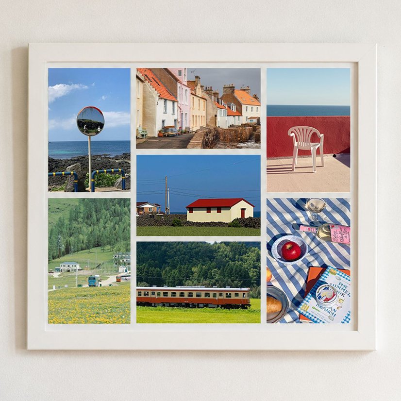 MDF Picture Frames Six-grid and seven-grid photo frames