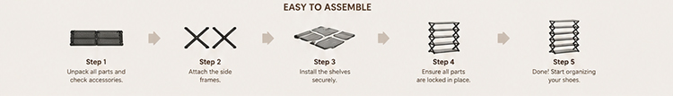 Multi‑tier Foldable Shoe Rack Folding Shoe Rack