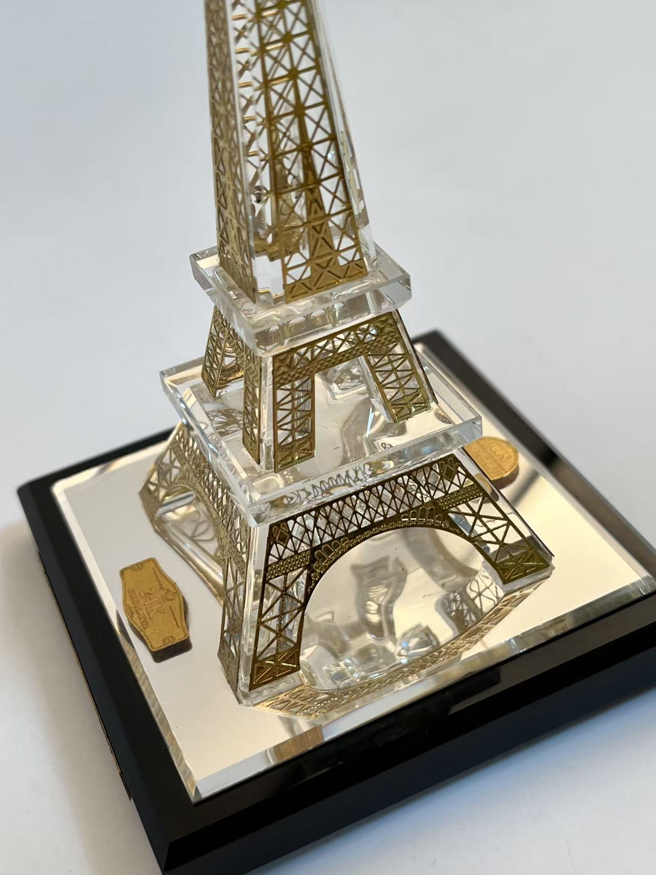 Crystal architectural model Crystal Eiffel Tower