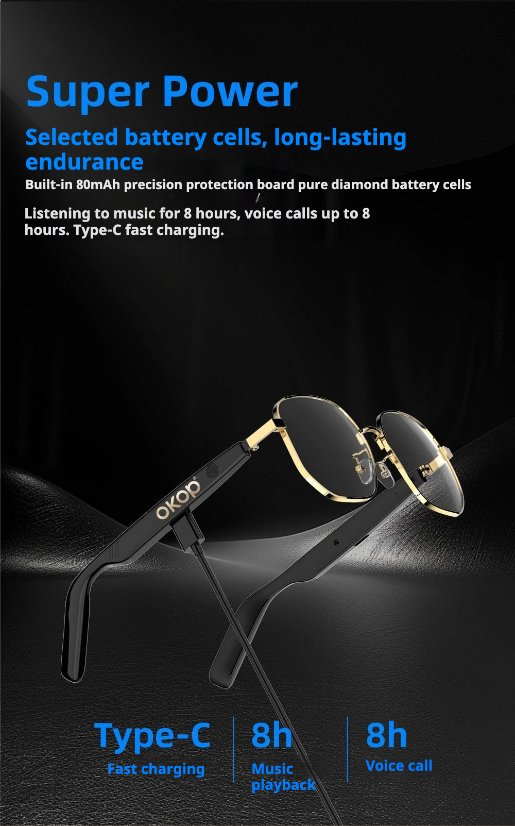 Smart glasses KP-Y103 Smart bluetooth glasses