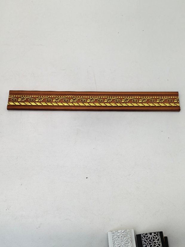decor line PS European Floral Gold Foil Molding, Luxury Picture Frame Border Trim