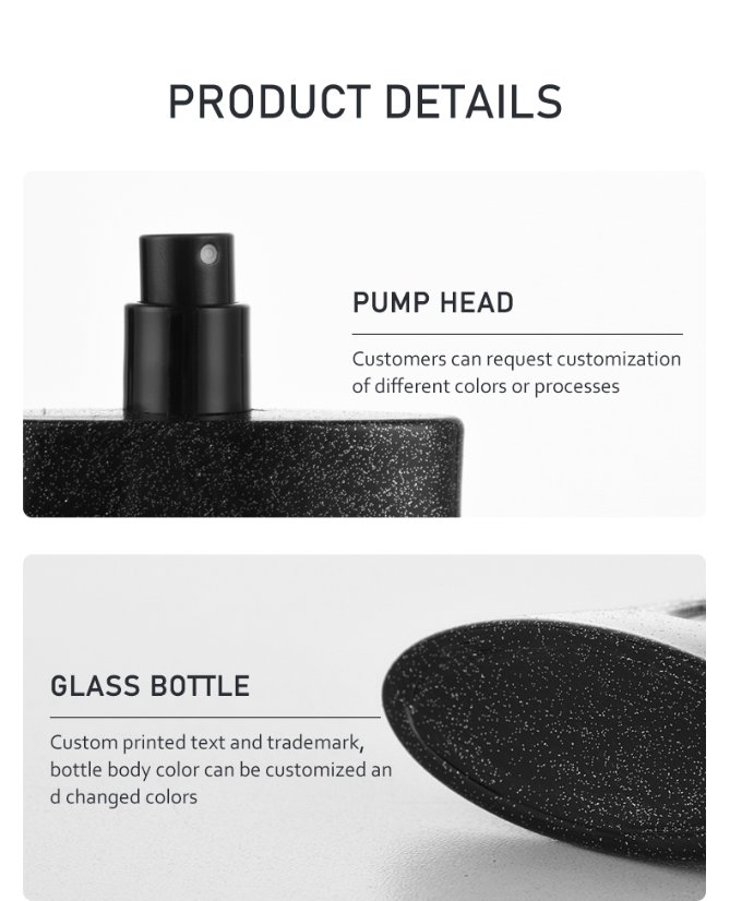 frasco de perfume 50ml / 80ml Perfume Bottle – Unique & Modern Design