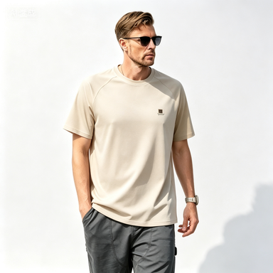 Short-Sleeve T-Shirts Men's Ice-Cool Raglan-Sleeve Crew-Neck T-Shirt