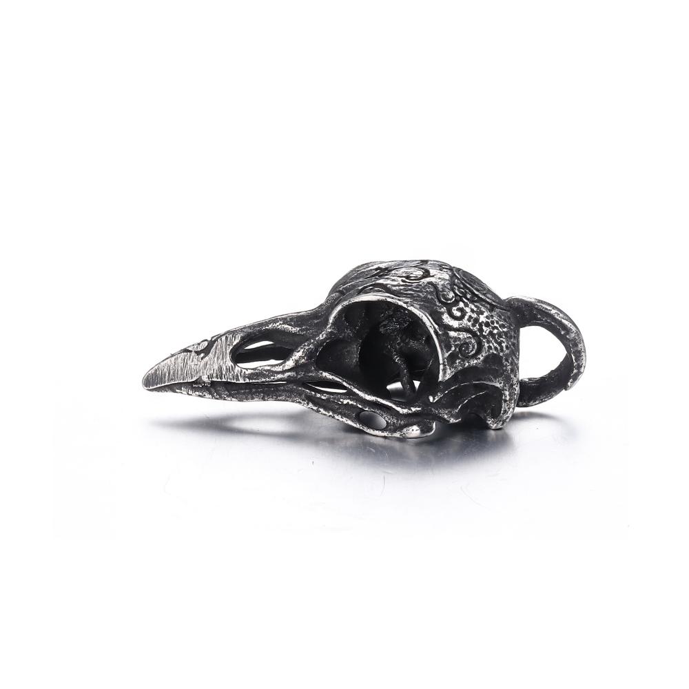 Pendants Retro Raven Stainless Steel Skull Pendant