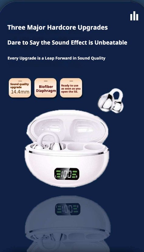 TWS Earbuds KP-206 Wireless Bluetooth OWS Clip-on Earphones