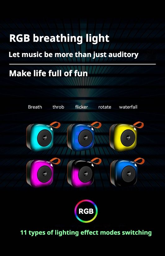 Portable Outdoor Bluetooth Speaker KP-561 Wireless Bluetooth Speaker