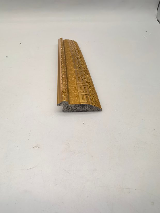 decor line PS European Greek Key Gold Embossed Molding Trim, Luxury Wall Border Line