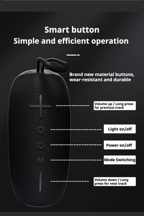 Portable Outdoor Bluetooth Speaker KP-825 Portable wireless bluetooth speaker