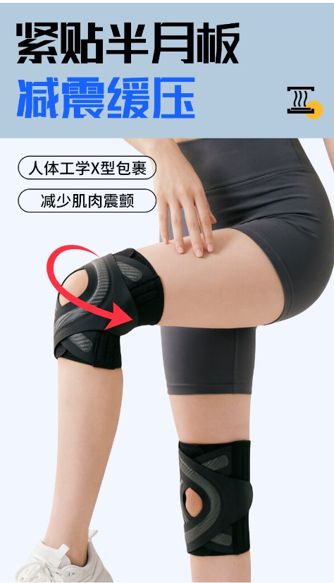 Cross-strapped knee pad Cross-strapped knee pad