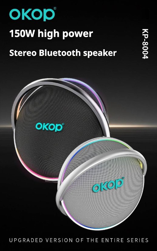 Portable Outdoor Bluetooth Speaker KP-8004 Outdoor Wireless Bluetooth Speaker