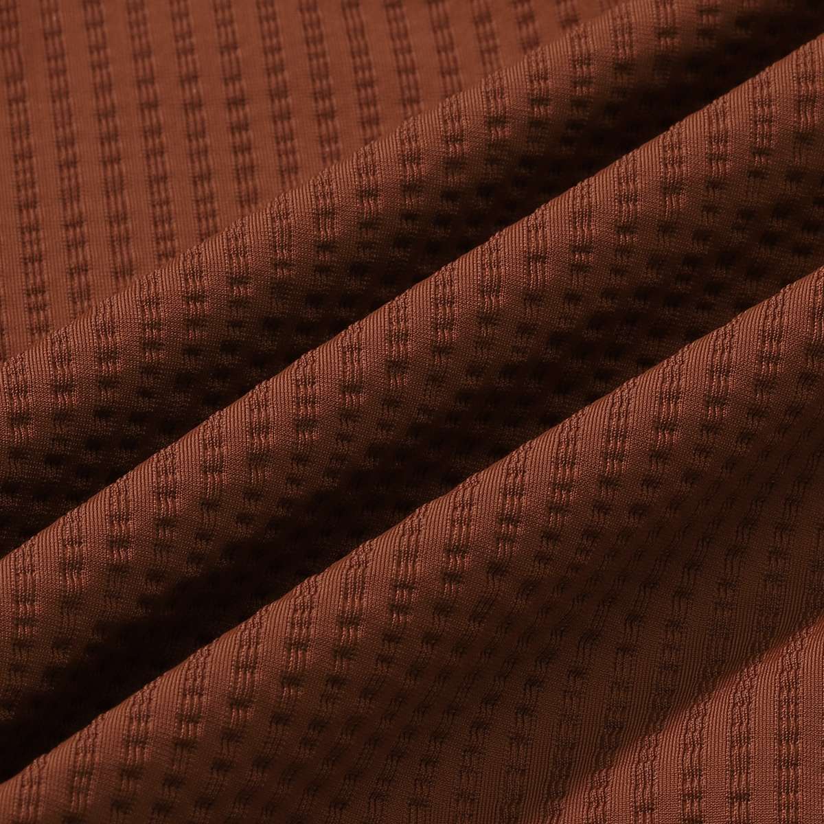 Sports Shirt Rust Waffle Knit Shirt