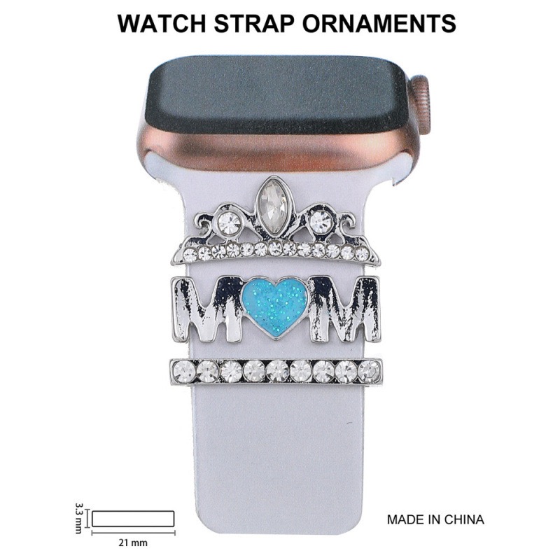 Watch strap decorative ring Rhinestone Decorative Strap Charms for Apple Watch