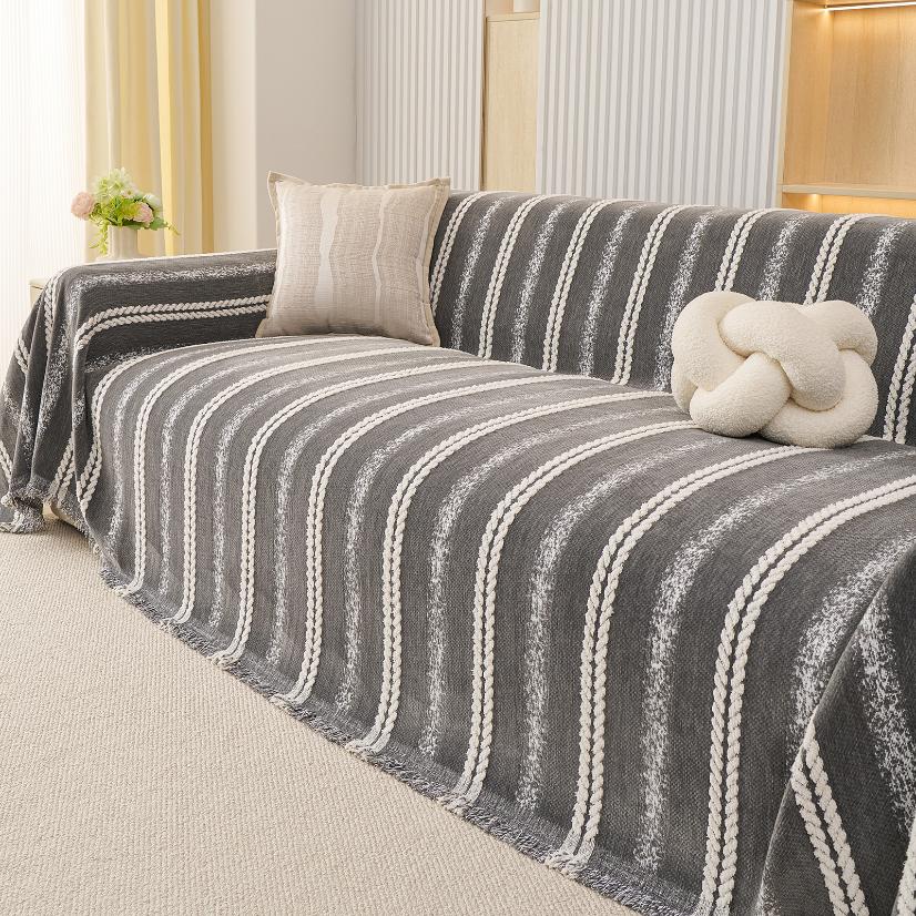 Jacquard sofa throw Wheat Ear Sofa Throw