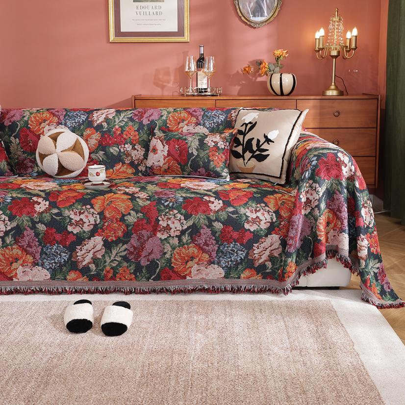 Sofa Throws Romantic Flower