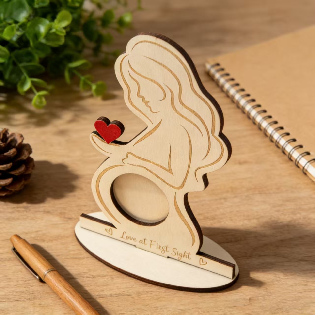 Infant Baptism Baby Infant Birth Commemorative Wooden Craft