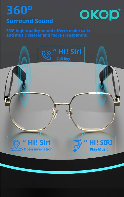 Smart glasses KP-Y103 Smart bluetooth glasses