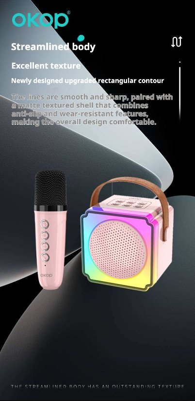 Karaoke Speaker System KP-K02 Wireless Bluetooth Microphone Speaker