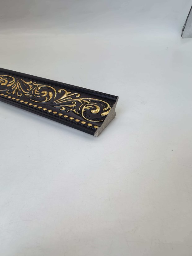 frame PS European Scroll Gold Embossed Molding, Beaded Vintage Frame Trim