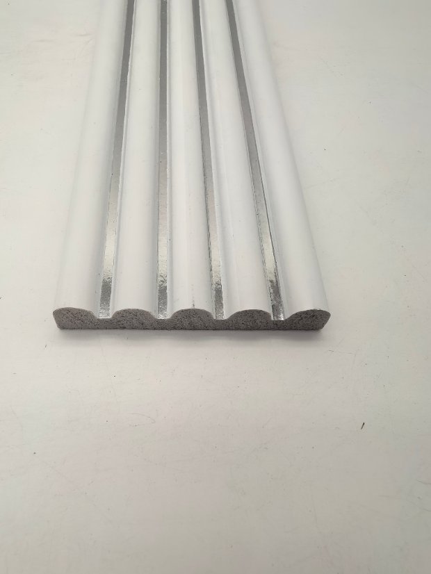 decor line PS Half-Round Fluted Molding, Concave-Convex Wave Decorative Trim