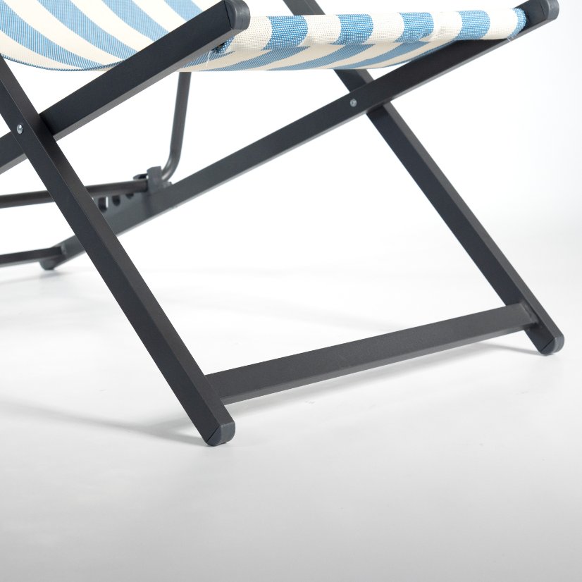 Beach Chair Square Tube Chair with 5 Recline Positions