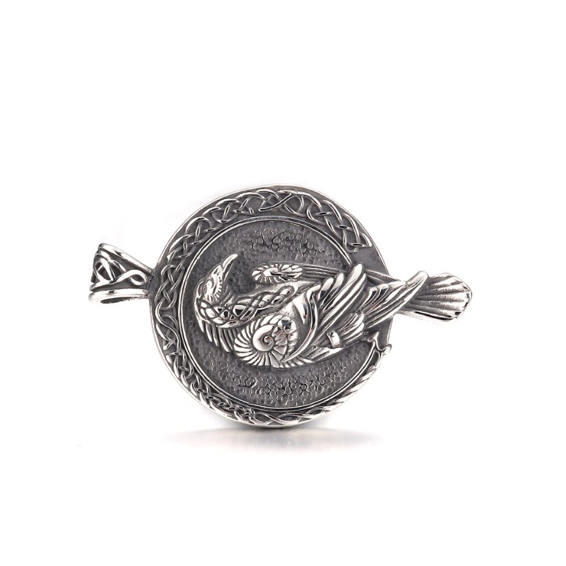 Pendants Raven And Triskele Stainless Steel Viking Pendant
