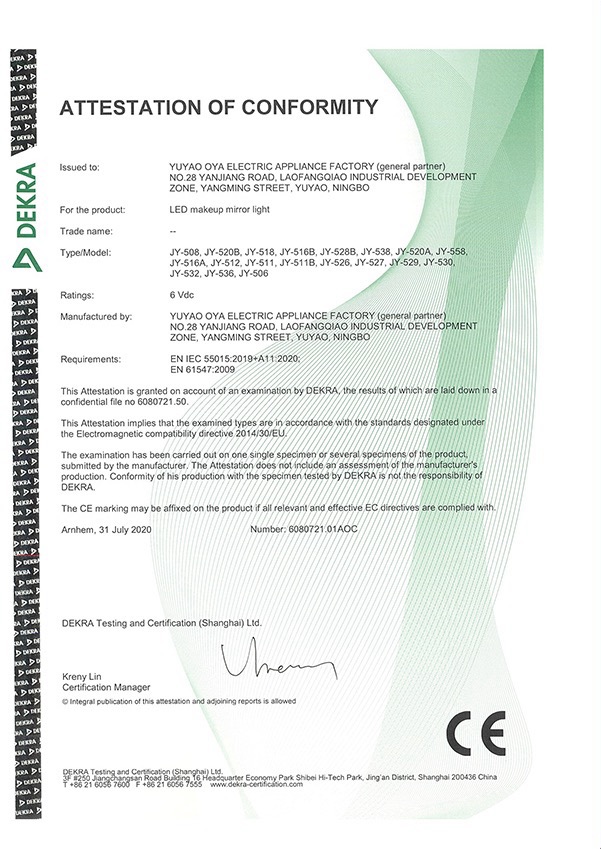 Certificate 1