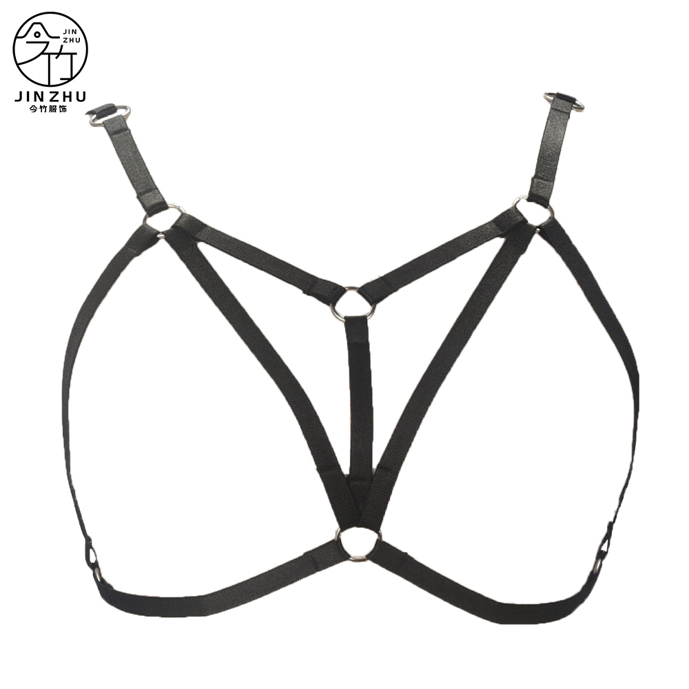 女士上衣 Geometric Chest Harness – Adjustable Elastic Straps