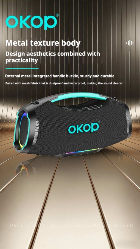 Portable Outdoor Bluetooth Speaker KP-8005 Wireless Bluetooth Speaker