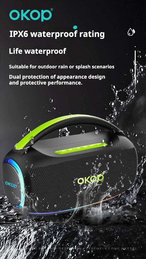 Portable Outdoor Bluetooth Speaker KP-804 Wireless Bluetooth Speaker
