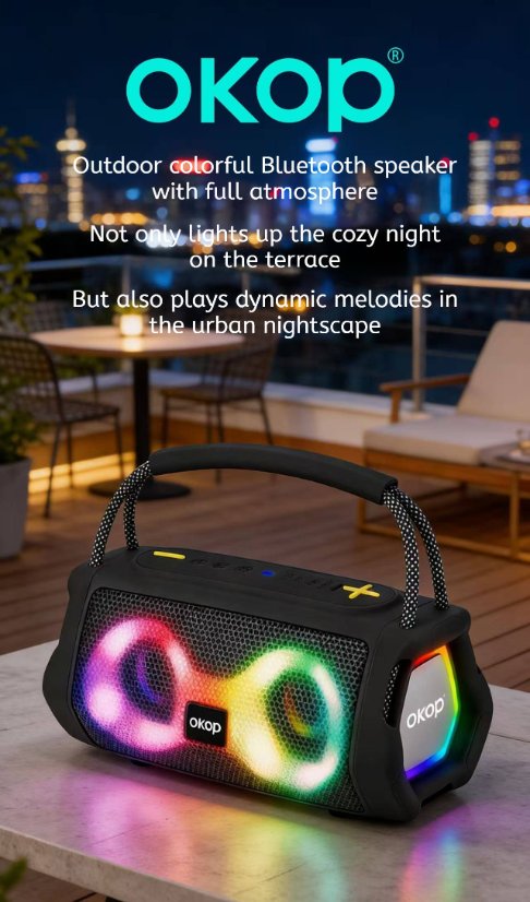 Portable Outdoor Bluetooth Speaker KP-812 Portable wireless bluetooth speaker