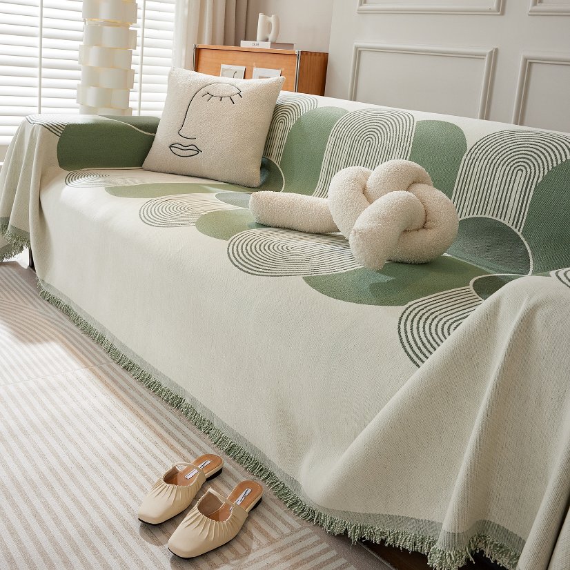 Jacquard sofa throw Saiya Sofa Throw