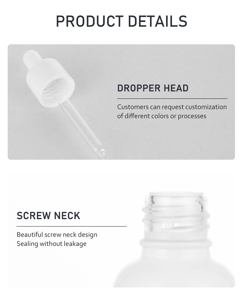 frasco cuentagotas 30ml Classic Essential Oil Dropper Bottle for Serums
