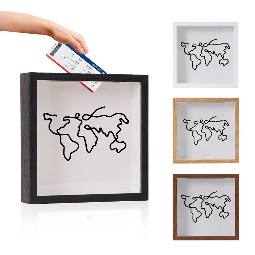 MDF Picture Frames Ticket stub storage photo frame