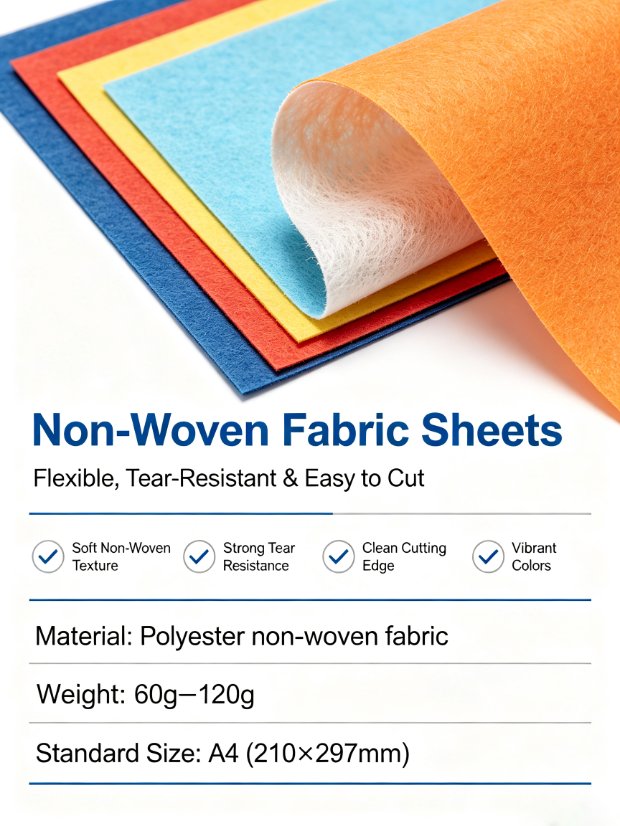 DIY Craft Materials Polyester Nonwoven Fabric Sheets