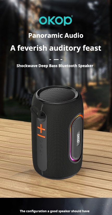 Portable Outdoor Bluetooth Speaker KP-592 Wireless Bluetooth Speaker
