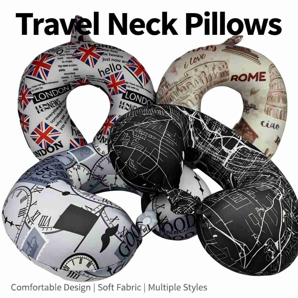 U-shaped pillow Printed Memory Foam U-Shaped Pillow