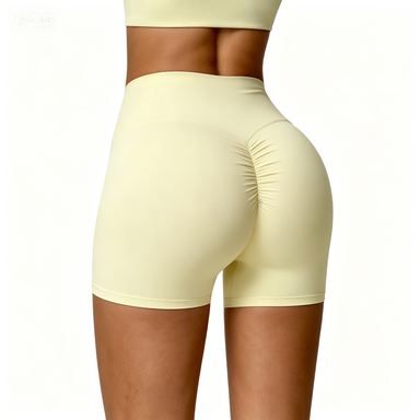 Yoga & Activewear Women's High-Waist Ruched Butt-Lifting Yoga Shorts