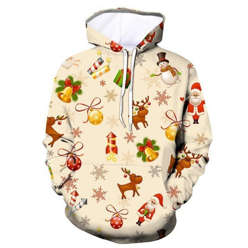 Digitally printed sweatshirt 3D Digital-Print Hoodie
