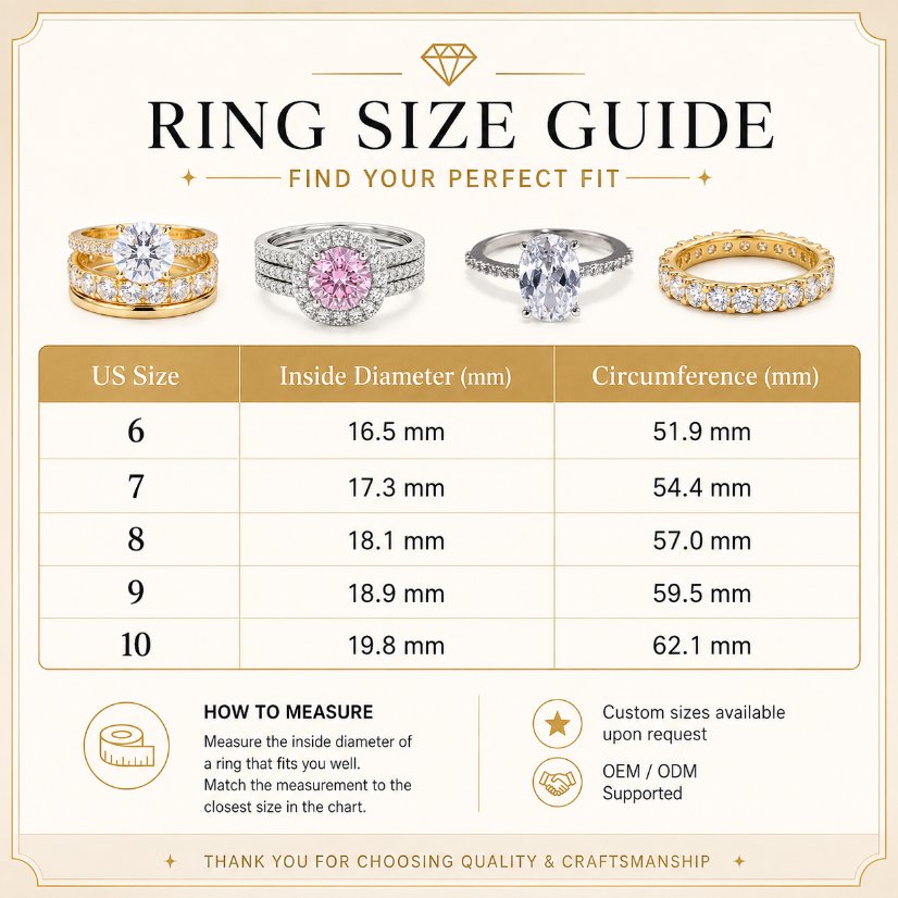 Copper Ring Brass Cubic Zirconia Solitaire Wedding Ring