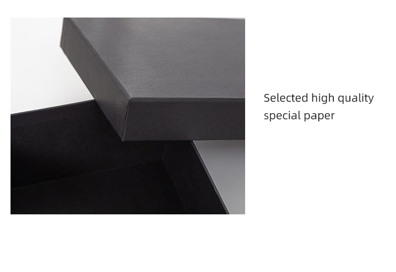 Lid & Base Box Custom Lid and Base Rigid Box with Shoulder Neck and Ribbon Pull